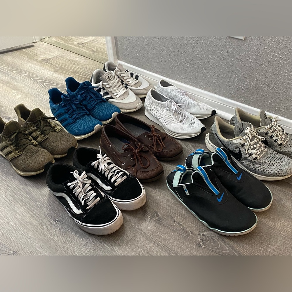 Men’s shoes size 11-11.5 (Nike, adidas, vans, sperry’s)